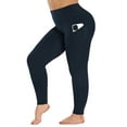 thumbnail image 1 of fatyb Women's Plus Size Leggings with Pockets High Waisted Workout Yoga Pants Stretchy Running Pants, 1 of 6