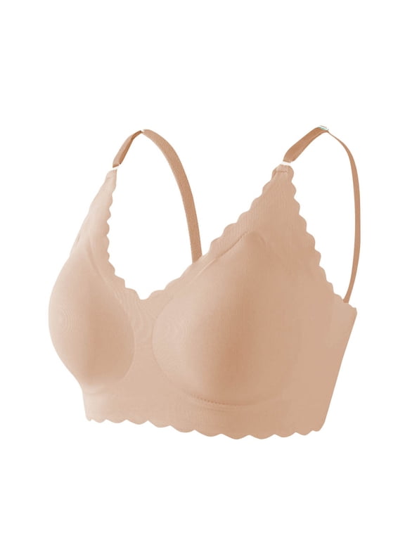 Women's Seamless Bras No Underwire Pullover T Shirt Bras Full Coverage Bralettes Everyday Wear