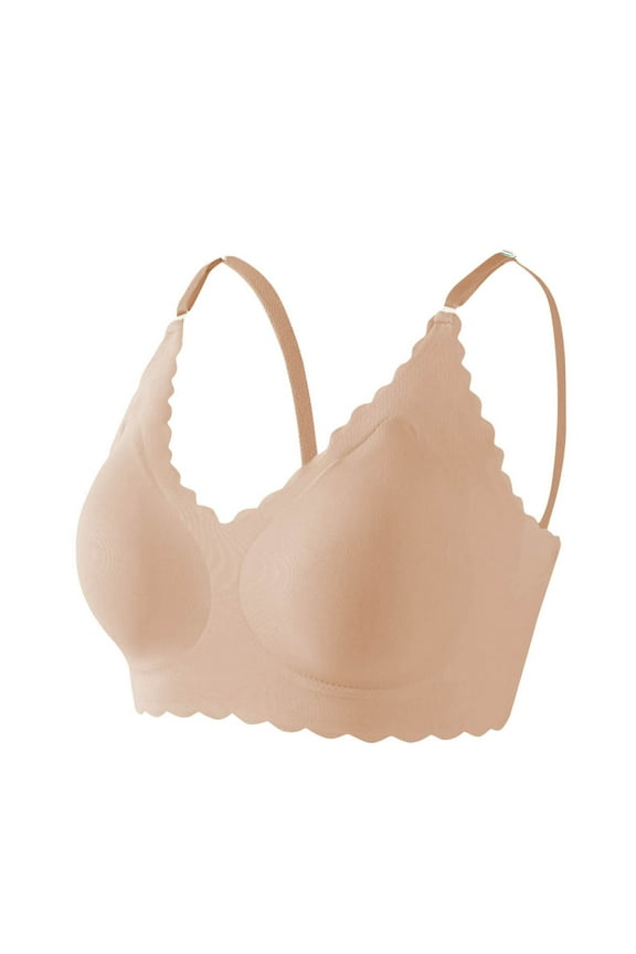 Women's Seamless Bras No Underwire Pullover T Shirt Bras Full Coverage Bralettes Everyday Wear