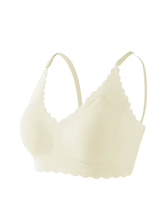 Women's Seamless Bras No Underwire Pullover T Shirt Bras Full Coverage Bralettes Everyday Wear