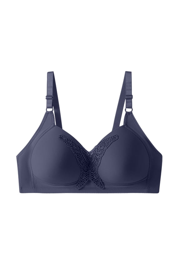 Women's Seamless Bras No Underwire Soft Support Bralettes Everyday Full Coverage Bras with Lace