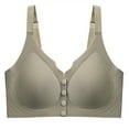thumbnail image 1 of fatyb Women's Seamless Front Closure Bras Push up Wireless Everyday Bras Full Coverage Comfort Bralettes, 1 of 6