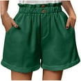 thumbnail image 1 of fatyb Women's Summer Pants Drawstring Lounge Pants Tapered Cuffed Beach Pants with Pockets Trousers, 1 of 7