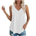 thumbnail image 1 of fatyb Women's Tank Tops Eyelet Embroidery Sleeveless Summer Tops V Neck Beach Vacation Casual Shirts, 1 of 7