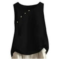 thumbnail image 1 of fatyb Women's Tank Tops Lightweight Sleeveless T Shirts Cotton Solid Color Casual Summer Beach Blouses, 1 of 6