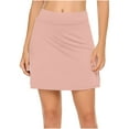 thumbnail image 1 of fatyb Women's Tennis Skorts Athletic High Waist Built in Shorts Solid Color Sports Skirts with Shorts, 1 of 5