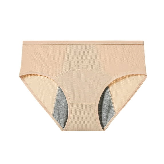 fatyb Women's Underwear High Waisted Leakproof Panties Full Coverage Ladies Seamless Comfy Briefs L-5xl