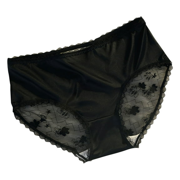 fatyb Women's Underwear Lace Thin Full Coverage Underpants Ladies Briefs Stretch Full Coverage Panties