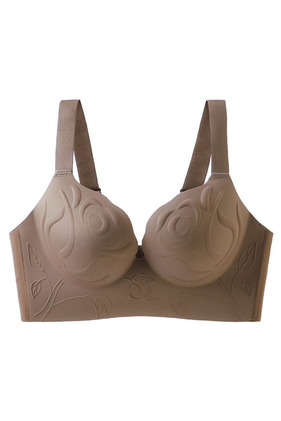 Women's Wireless Bras Full Coverage Push up Bras No Underwire Comfort Plain Everyday Bras S-5xl