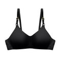 thumbnail image 1 of fatyb Women's Wireless Bras V Neck No Underwire Bralettes Thin Comfortable Tshirts Bras for Everyday, 1 of 3