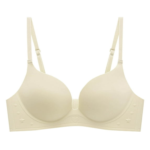 fatyb Women's Wireless Push up Bras Seamless Soft Support Everyday Bras Ladies Full Coverage Bralettes