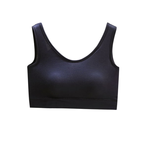 fatyb Womens Bras No Underwire Padded T-Shirt Bras Pullover Full Coverage Sleep Everyday Bras for Women