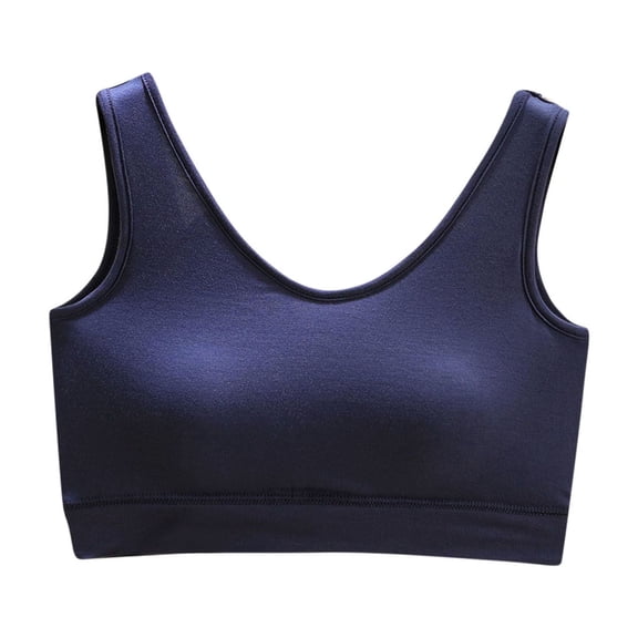 fatyb Womens Bras No Underwire Padded T-Shirt Bras Pullover Full Coverage Sleep Everyday Bras for Women