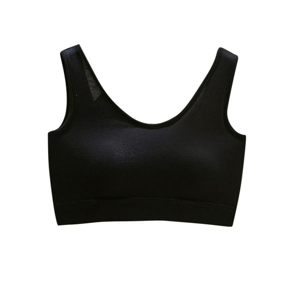 fatyb Womens Bras No Underwire Padded T-Shirt Bras Pullover Full Coverage Sleep Everyday Bras for Women