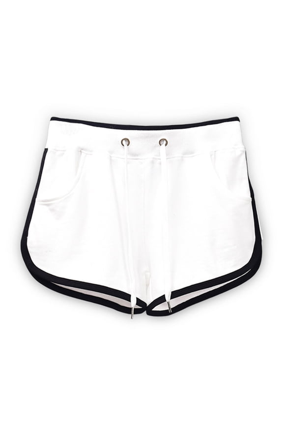 Womens Cotton Shorts Lounge Athletic Running Shorts Drawstring Casual Shorts with Pockets S-4XL