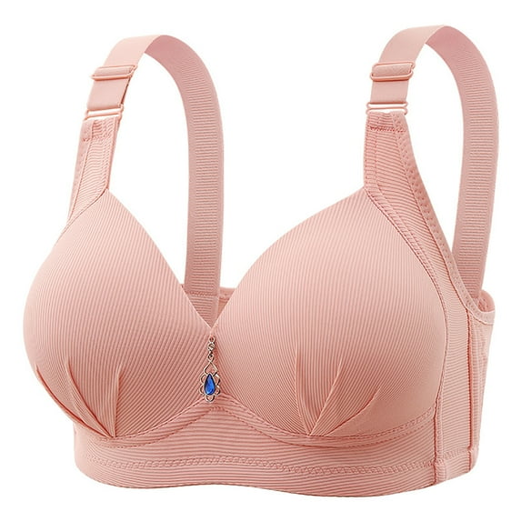 fatyb Womens Everyday Bras No Underwire Full Coverage Bras Breathable Push up Wireless Bras for Women