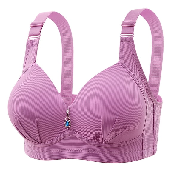 fatyb Womens Everyday Bras No Underwire Full Coverage Bras Breathable Push up Wireless Bras for Women