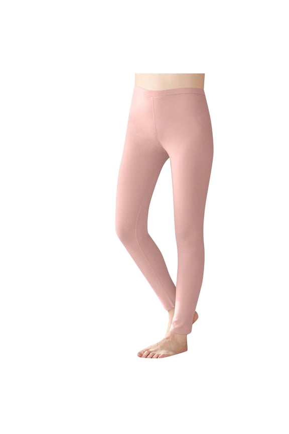 Womens Fleece Lined Leggings High Waisted Stretchy Thermal Warm Full Length Leggings for Women