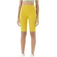 thumbnail image 1 of fatyb Womens High Waist Biker Shorts Stretchy Slim Workout Gym Shorts Comfortable Yoga Running Shorts, 1 of 3