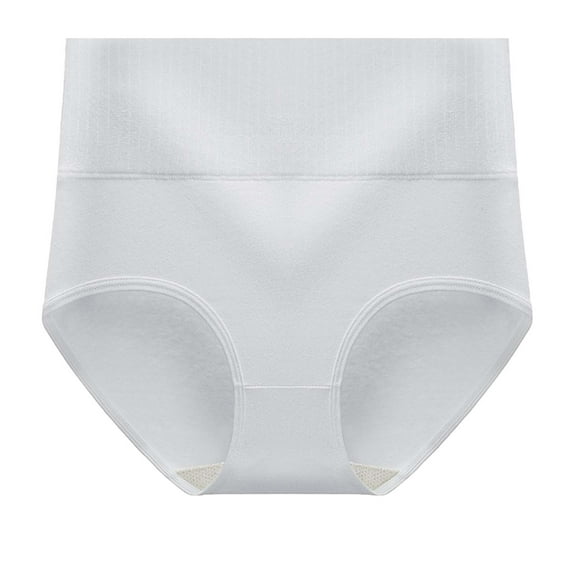fatyb Womens High Waisted Cotton Underwear Stretch Comfortable Briefs Soft Full Coverage Ladies Panties