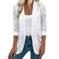 thumbnail image 1 of fatyb Womens Lace Cardigan Lightweight Long Sleeve Open Front Elegant Cover up Jacket for Evening Dresses, 1 of 5