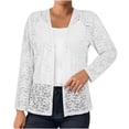 thumbnail image 1 of fatyb Womens Lace Cardigan Summer Open Front Casual Tops Lightweight Fashion Beach Cover up for Dresses, 1 of 5