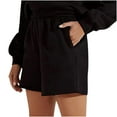 thumbnail image 1 of fatyb Womens Shorts Wide Leg Elastic High Waist Casual Shorts Loose Summer Lounge Shorts with Pockets, 1 of 4