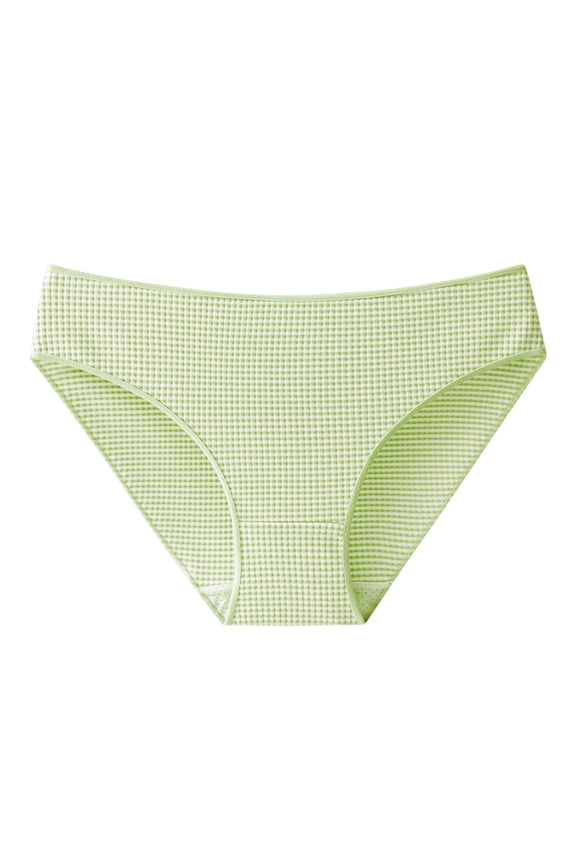Womens Underwear Cotton No Show High-Cut Bikini Stretch Briefs Low Waist Comfort Ladies Panties