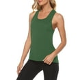 thumbnail image 1 of fatyb Womens Workout Tank Tops Criss Cross Open Back Running Tops Racerback Sleeveless Athletic Shirts, 1 of 3