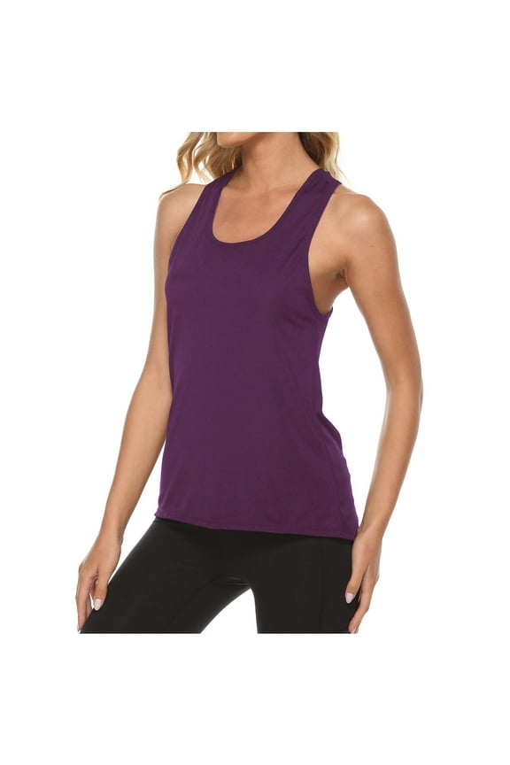 Womens Workout Tank Tops Criss Cross Open Back Running Tops Racerback Sleeveless Athletic Shirts