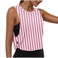 thumbnail image 1 of fatyb Womens Workout Tank Tops Open Side Crop Athletic Shirts Sleeveless Running Basic Tees Activewear, 1 of 7