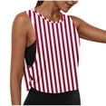 thumbnail image 1 of fatyb Womens Workout Tank Tops Open Side Crop Athletic Shirts Sleeveless Running Basic Tees Activewear, 1 of 7