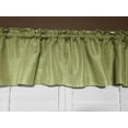 thumbnail image 1 of faux burlap window valance 58 wide sage, 1 of 2