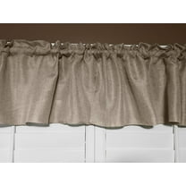 faux burlap window valance 58 wide wheat