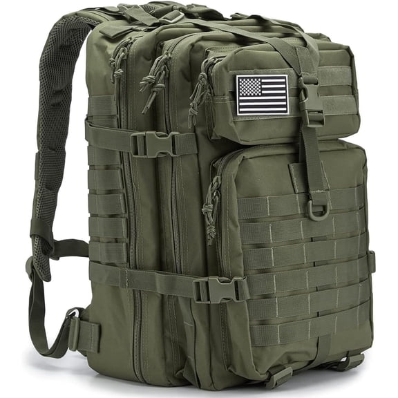 favastee 45L Military Tactical Backpacks For Men Camping Hiking Trekking Daypack Bug Out Bag Lage MOLLE 3 Day Assault Pack