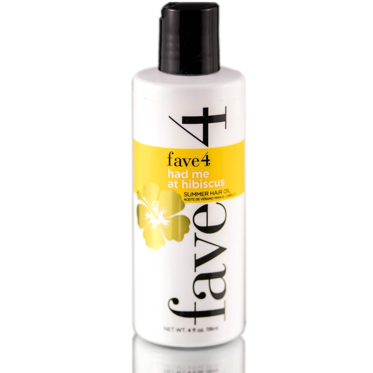 リーウィローションスプレー　4本 fave4 Had Me at Hibiscus Summer Hair Oil 4.06 oz, Argan, Keratin