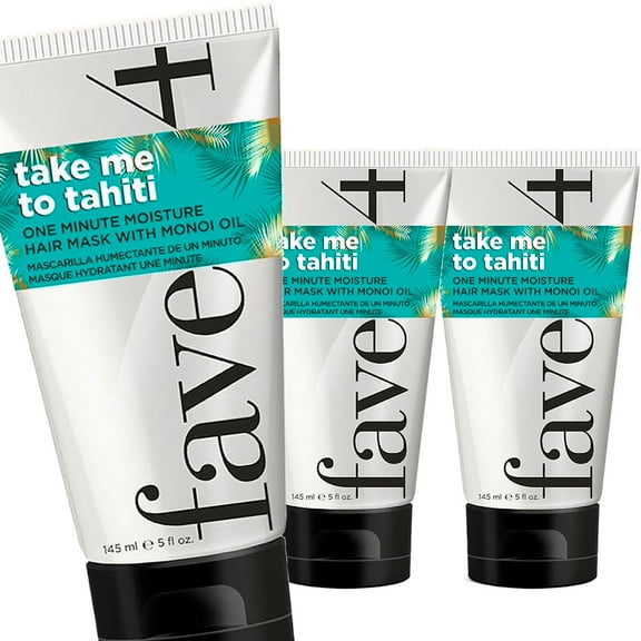 fave4 Take Me To Tahiti - One Minute Moisture Mask 5 oz - Pack of 3