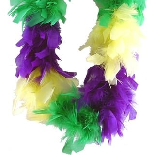  obmwang 12pcs Assorted Colors Feather Boas, Women Girls Dress  up Boa, Mardi Gras Boa Costume Party Accessory : Clothing, Shoes & Jewelry
