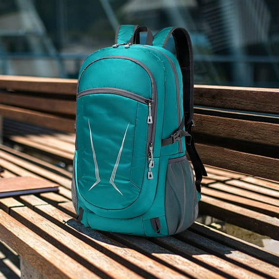 feimajia 30L Large Capacity Lightweight Multi Pocket and Foldable Reducing Load Outdoor Leisure Mountaineering Hiking Camping Backpack Breathable Travel Bag