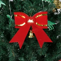 feimajia Christmas Gifts Red Wreaths Bows Christmas Bow Decorative Bows for Home Ornament Decoration