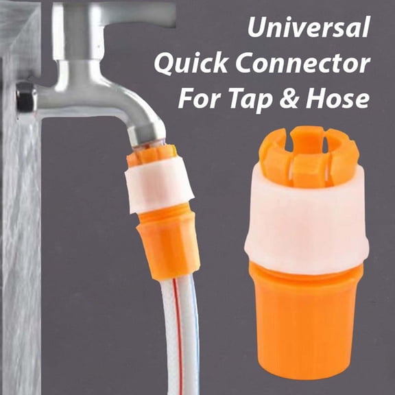 feimajia Home Essentials 10Pcs Faucet Hose Joint Hard Pipe Car Wash Water Joint Vegetable Pouring Pipe Conversion Joint