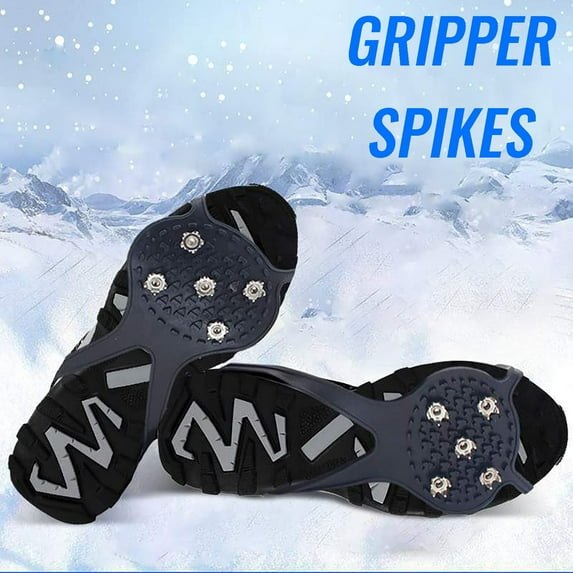 feimajia Non-Slip Grips Spikes Non-slip Snow Cleats Shoes Boots Cover Step Ice Spikes Grips Crampons For Hiking Clearance 2024 Winter Sports Equipment