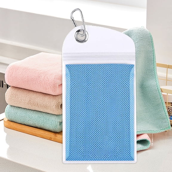 feimajia PVC Zip Lock Bags with Hang Hole Waterproof Reusable Pouch for Travel Cosmetics Storage Organizer