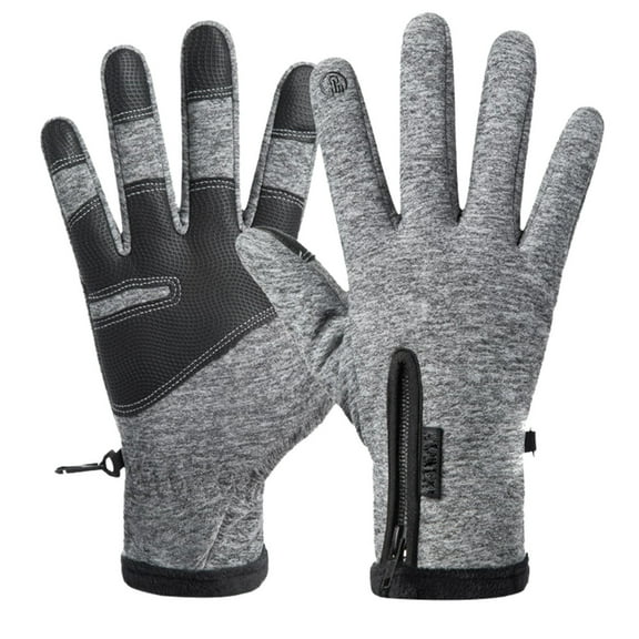 feimajia Riding Winter Gloves for Men/Women Plus Velvet Screen Windproof Motorcycle Fitness Outdoor Sports Gloves