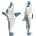 thumbnail image 1 of feiquan Wearable Blanket Sleeping Bag, Gray Animal Theme, 1 of 8