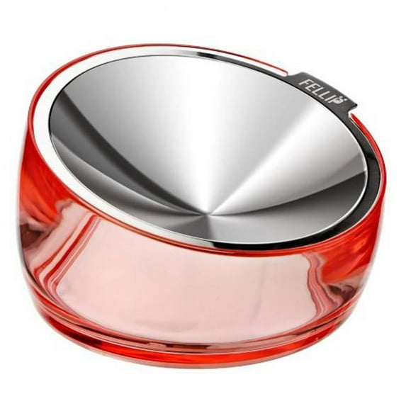 fellip oblik pet bowl (lordly puss), 14cm, pink ruby