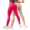 thumbnail image 1 of felwors 2 Pack Compression Leggings for Women Anti Cellulite Leggings Lifting Resistance Band Scrunch 2Pcs Legging (Hot Pink, XL), 1 of 4