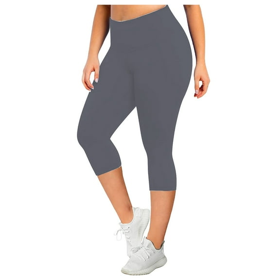 felwors 32 Degrees Women Cropped Tight Legging (US, Alpha, Medium, Regular, Regular, Green) Black, 1XL