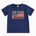 thumbnail image 1 of felwors 4th of July Shirt for Boy Girl Toddler Patriotic Bow T-Shirt -Cute Ice Cream Shirt Kid 250th Anniversary Tee Top (3-4 Years,Navy), 1 of 5