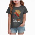 thumbnail image 1 of felwors American Star Flag Girls 4th of July Shirt USA Patriotic Kids Sequin T-Shirt, 1 of 5
